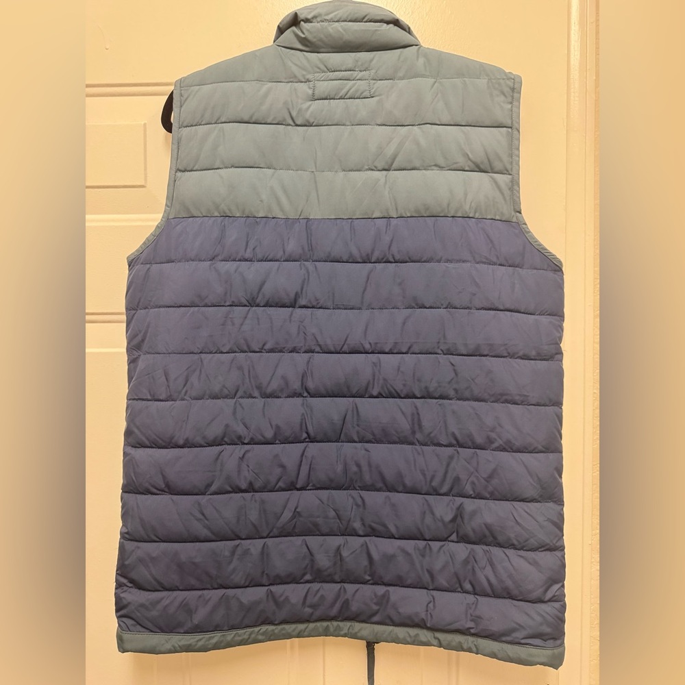 Columbia Men's Navy and Slate Blue Quilted Puffer Vest - Picture 3 of 3